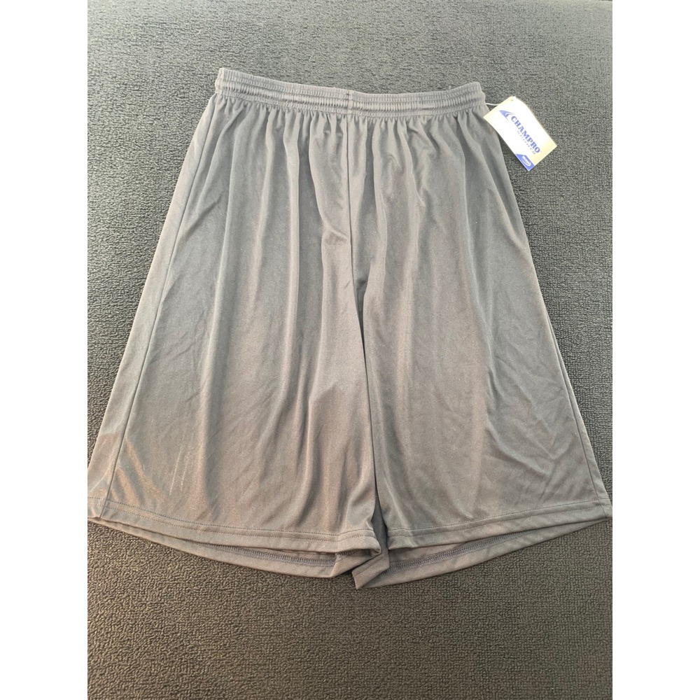 CHAMPPRO SPORTS Men‎ Adult L Black Dri Gear Shorts Basketball Gym Workout